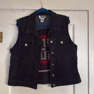 Pendleton Leather Vest